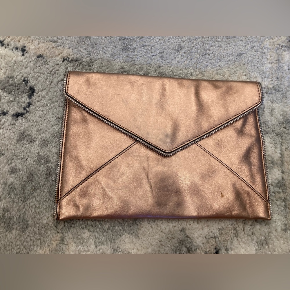 Rebecca Minkoff Rose Gold Clutch